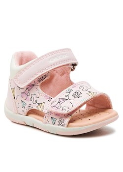 Sandały Geox B Sandal Tapuz Girl B450YA 000BC C8206 Pink/Multicolor ze sklepu eobuwie.pl w kategorii Buciki niemowlęce - zdjęcie 169128233