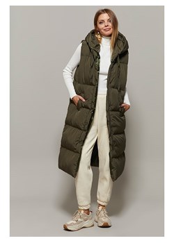 Cool and sexy Kamizelka pikowana w kolorze khaki ze sklepu Limango Polska w kategorii Kamizelki damskie - zdjęcie 169130702