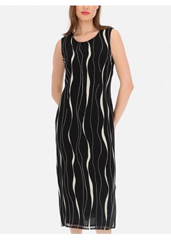 Czarna sukienka w pionowy wzór Potis & Verso Solis ze sklepu Eye For Fashion w kategorii Sukienki - zdjęcie 169130754