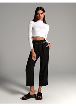 Sinsay - Spodnie eleganckie - czarny ze sklepu Sinsay w kategorii Spodnie damskie - zdjęcie 169132604