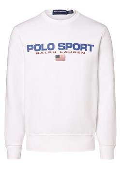 Polo Sport Bluza męska Mężczyźni biały nadruk ze sklepu vangraaf w kategorii Bluzy męskie - zdjęcie 169136870