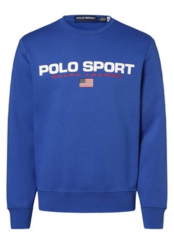 Polo Sport Bluza męska Mężczyźni błękit królewski nadruk ze sklepu vangraaf w kategorii Bluzy męskie - zdjęcie 169136873