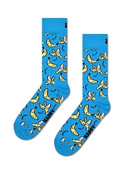 Happy Socks skarpetki Banana Sock kolor niebieski ze sklepu ANSWEAR.com w kategorii Skarpetki damskie - zdjęcie 169137494