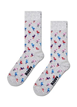Happy Socks skarpetki Flamingo Sock kolor szary ze sklepu ANSWEAR.com w kategorii Skarpetki męskie - zdjęcie 169137513