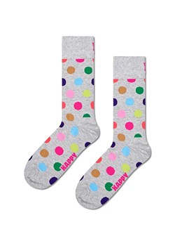 Happy Socks skarpetki Big Dot Sock kolor szary ze sklepu ANSWEAR.com w kategorii Skarpetki damskie - zdjęcie 169137532