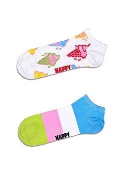 Happy Socks skarpetki Ice Cream &amp; Stripe Low 2-pack ze sklepu ANSWEAR.com w kategorii Skarpetki damskie - zdjęcie 169137582