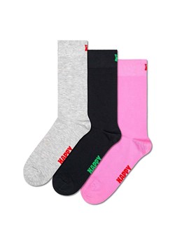 Happy Socks skarpetki Solid Socks 3-pack ze sklepu ANSWEAR.com w kategorii Skarpetki męskie - zdjęcie 169137602