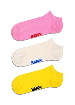 Happy Socks skarpetki Solid Low Socks 3-pack ze sklepu ANSWEAR.com w kategorii Skarpetki męskie - zdjęcie 169137604