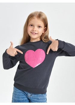 Sinsay - Bluza z cekinami - szary ze sklepu Sinsay w kategorii Bluzy dziewczęce - zdjęcie 169146290
