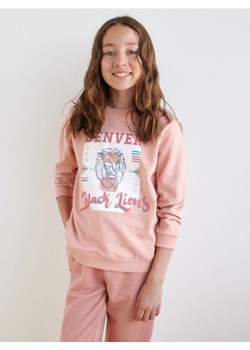 Sinsay - Bluza z nadrukiem - różowy ze sklepu Sinsay w kategorii Bluzy dziewczęce - zdjęcie 169146393