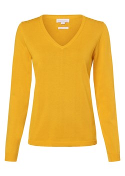 brookshire Sweter damski Kobiety Bawełna żółty jednolity ze sklepu vangraaf w kategorii Swetry damskie - zdjęcie 169147423