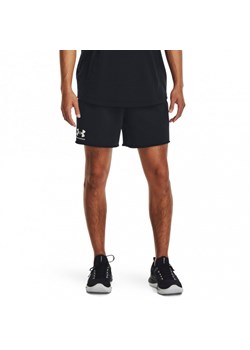 Męskie spodenki dresowe Under Armour UA Rival Terry 6in Short - czarne ze sklepu Sportstylestory.com w kategorii Spodenki męskie - zdjęcie 169160790