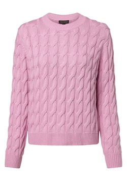 Franco Callegari Sweter damski Kobiety Bawełna różowy jednolity ze sklepu vangraaf w kategorii Swetry damskie - zdjęcie 169162260