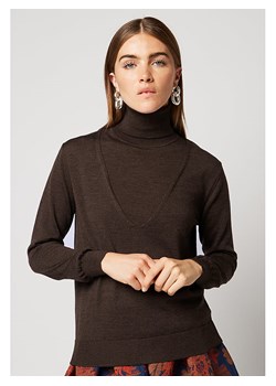 Rodier Wełniany sweter w kolorze brązowym ze sklepu Limango Polska w kategorii Swetry damskie - zdjęcie 169162541
