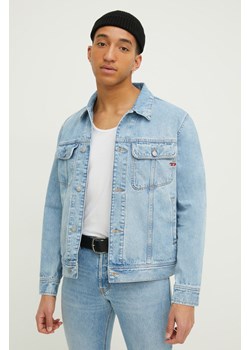 Diesel kurtka jeansowa męska kolor niebieski przejściowa ze sklepu ANSWEAR.com w kategorii Kurtki męskie - zdjęcie 169163703