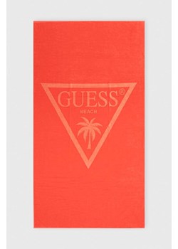 Guess ręcznik bawełniany kolor pomarańczowy E4GZ03 SG00L ze sklepu ANSWEAR.com w kategorii Ręczniki - zdjęcie 169163874