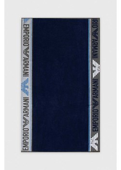 Emporio Armani Underwear ręcznik kąpielowy kolor granatowy ze sklepu ANSWEAR.com w kategorii Ręczniki - zdjęcie 169163892