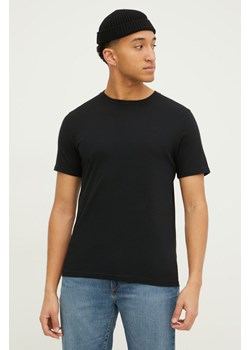 Hollister Co. t-shirt bawełniany męski kolor czarny gładki ze sklepu ANSWEAR.com w kategorii T-shirty męskie - zdjęcie 169164370