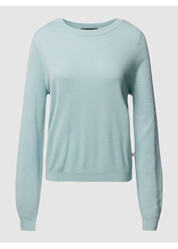 Sweter z dzianiny w jednolitym kolorze ze sklepu Peek&Cloppenburg  w kategorii Swetry damskie - zdjęcie 169165401