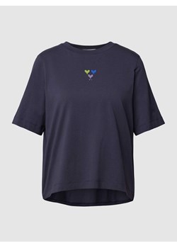 T-shirt z kwiatowym haftem model ‘LAYAA DELIGHT’ ze sklepu Peek&Cloppenburg  w kategorii Bluzki damskie - zdjęcie 169165540