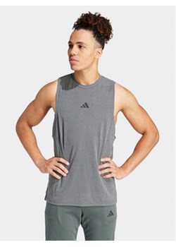 adidas Koszulka techniczna Designed for Training IS3819 Szary Regular Fit ze sklepu MODIVO w kategorii T-shirty męskie - zdjęcie 169180963