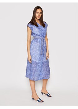 Marella Sukienka koszulowa Titania 32211512 Niebieski Regular Fit ze sklepu MODIVO w kategorii Sukienki - zdjęcie 169181194