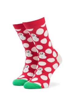 Happy Socks Skarpety Wysokie Unisex BDS01-4300 Czerwony ze sklepu MODIVO w kategorii Skarpetki dziecięce - zdjęcie 169182322