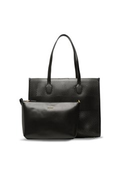 Guess Torebka Katey Perf (WH) HWWH87 69230 Czarny ze sklepu MODIVO w kategorii Torby Shopper bag - zdjęcie 169182842