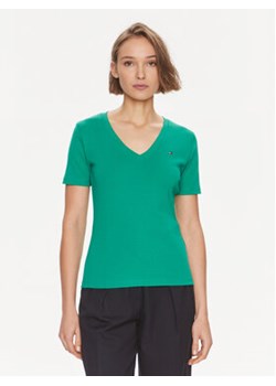 Tommy Hilfiger T-Shirt New Cody WW0WW40584 Zielony Slim Fit ze sklepu MODIVO w kategorii Bluzki damskie - zdjęcie 169183384