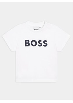 Boss T-Shirt J05P12 S Biały Regular Fit ze sklepu MODIVO w kategorii T-shirty chłopięce - zdjęcie 169183970