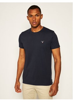 Gant T-Shirt The Original 234100 Granatowy Regular Fit ze sklepu MODIVO w kategorii T-shirty męskie - zdjęcie 169183982