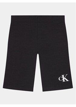 Calvin Klein Jeans Szorty sportowe Logo IG0IG02450 Czarny Slim Fit ze sklepu MODIVO w kategorii Spodenki chłopięce - zdjęcie 169184371