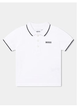 Boss Polo J05P13 S Biały Regular Fit ze sklepu MODIVO w kategorii T-shirty chłopięce - zdjęcie 169184804