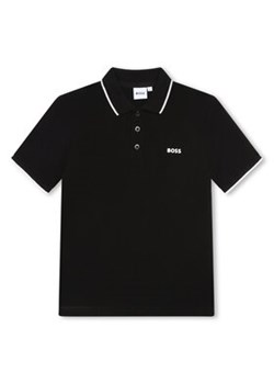 Boss Polo J25P26 S Czarny Regular Fit ze sklepu MODIVO w kategorii T-shirty chłopięce - zdjęcie 169185574