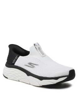 Skechers Sneakersy Smooth Transition 128571/WBK Biały ze sklepu MODIVO w kategorii Buty sportowe damskie - zdjęcie 169186664