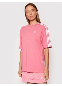 adidas T-Shirt adicolor Classics H37797 Różowy Oversize ze sklepu MODIVO w kategorii Bluzki damskie - zdjęcie 169188063