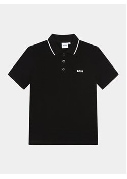 Boss Polo J25P26 M Czarny Regular Fit ze sklepu MODIVO w kategorii T-shirty chłopięce - zdjęcie 169189793