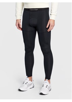 Calvin Klein Performance Legginsy 00GMF2L600 Czarny Slim Fit ze sklepu MODIVO w kategorii Spodnie męskie - zdjęcie 169190573