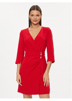 Morgan Sukienka koktajlowa 241-RUBI Czerwony Regular Fit ze sklepu MODIVO w kategorii Sukienki - zdjęcie 169191700