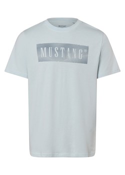 Mustang Koszulka męska - Austin Mężczyźni Bawełna jasnoniebieski nadruk ze sklepu vangraaf w kategorii T-shirty męskie - zdjęcie 169192212