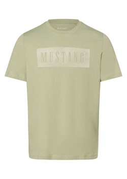 Mustang Koszulka męska - Austin Mężczyźni Bawełna seledynowy nadruk ze sklepu vangraaf w kategorii T-shirty męskie - zdjęcie 169192213