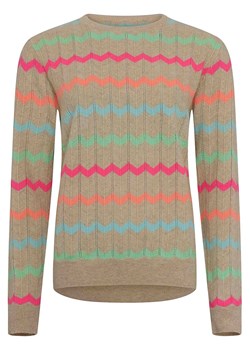 Zwillingsherz Kaszmirowy sweter w kolorze beżowym ze sklepu Limango Polska w kategorii Swetry damskie - zdjęcie 169194284