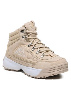 Kappa Sneakersy 242968 Beżowy ze sklepu MODIVO w kategorii Buty trekkingowe damskie - zdjęcie 169196301
