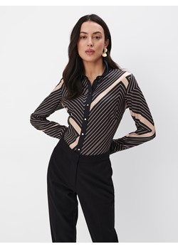 Mohito - Koszula w geometryczne wzory - czarny ze sklepu Mohito w kategorii Koszule damskie - zdjęcie 169197790