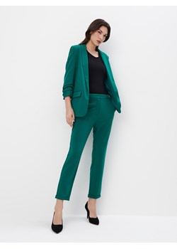 Mohito - Eleganckie zielone spodnie - ciemny zielony ze sklepu Mohito w kategorii Spodnie damskie - zdjęcie 169197943