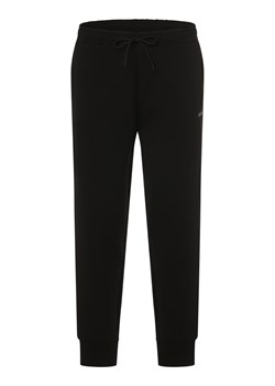 BOSS Green Męskie spodnie dresowe - Hadiko Mężczyźni Bawełna czarny jednolity ze sklepu vangraaf w kategorii Spodnie męskie - zdjęcie 169199832