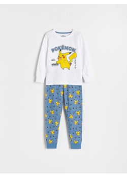 Reserved - Dwuczęściowa piżama Pokémon - granatowy ze sklepu Reserved w kategorii Piżamy dziecięce - zdjęcie 169201244