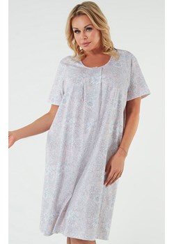 Damska koszula nocna z krótkim rękawem Tacoma, Kolor różowo-biały, Rozmiar M, Italian Fashion ze sklepu Intymna w kategorii Koszule nocne - zdjęcie 169201463