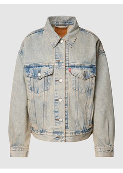 Kurtka jeansowa z efektem znoszenia model ‘TRUCKER’ ze sklepu Peek&Cloppenburg  w kategorii Kurtki damskie - zdjęcie 169201511