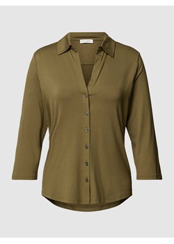 Bluzka koszulowa z listwą guzikową ze sklepu Peek&Cloppenburg  w kategorii Koszule damskie - zdjęcie 169201524